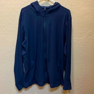 Mens Lululemon Lightweight Full Zip Navy XL; NWOT